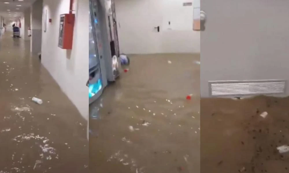 Σαρώνει η καταιγίδα Ciaran στην Ιταλία: Πλημμύρισαν οι διάδρομοι νοσοκομείου στην Τοσκάνη